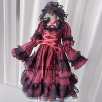 Bjd 1/3 Doll'S Clothes Vintage Lace Strap Dress For 60Cm Bjd Sd Doll Dress For Girl Diy Toys Accessories Dress Up Doll Clothes 3 point