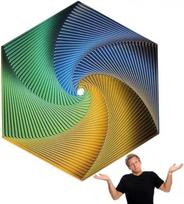 Fidget Fractal Hexagon 3D Printed Highpass Relieve Stress Reducing Toys Antistresse Fidget Decompression Creative Desk Gadgets