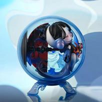 The Skullpanda Mirage Series Toys Cute Kawaii Anime Action Figure Surprise Dolls Girls Gift For Kids Adults Children's Birthday Gift Holiday Present