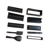 10Pcs DIY Sushi Making Kit with 8 Shapes Food-Grade PP Mold Set for Beginners Dishwasher Safe Creative Sushi Roll Maker for Home Parties 1 Set