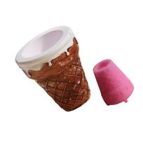 Fun Ice Cream Design Silicone Mould Plasters Cup Candle Craft Reusable Gift For Art Enthusiasts