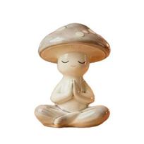 Zen Meditacijos Grybo Skulptūra Dervos Grybo Figūrėlė Svetainei Namų Biuro Stalui Verandai Sodui Dekoruoti B