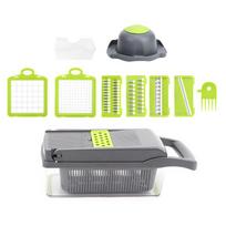 Kitchen Food Safety Holder for Mandoline Slicer Compact Cheese Grater Non Slip Base with Interchangeable Blades Easy Assembly Safe Vegetable Fruit
