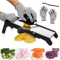 Taiator Vegetable Slicer Mandoline Cutter Stainless Steel/Plastic Multifunctional Slicer Kitchen Accessories Protective Accessories Gloves