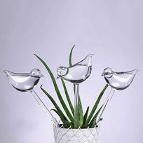 Imitation Glass Plastic Bird Water Dispenser Self Watering Globes Travel Dripping Machine Plant Waterer Device for Pots Bulb 3/5 2pcs