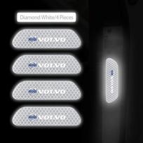 For Volvo XC60 XC90 V40 V60 S60 V50 V90 S80 C40 XC40 V70 C30 C70 Accessory Car Door Reflective Sticker Night Light Warning Decal Volvo Reflective