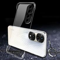 Frameless Phone Case For Honor 90 Pro Honor90 Matte Cover Hard PC Protection Shockproof Ring Case For Honor 90 80 70 Pro Plus For Honor 90