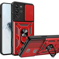 Armor Phone Case For ZTE Red Magic 10S Pro Redmagic 10 Pro G Cover Lens Protection Ring Magnetic Stand Holder Coque Fundas Capa ZTE nubia RedMagic 10 Pro