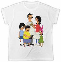 BOB'S BURGERS T-Shirt Retro Cool Gift Tee Cartoon Funny TV UK Unisex T-Shirt S įvairiaspalvis
