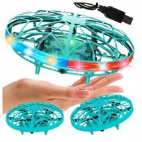 Latający Mini Dron Ufo Dysk Kula Sterowany Ręką Dłonią Świecący Led Ir