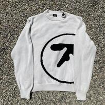 ROADVIBE Men's Sweater Aphex Twin Knit Winter Oversized Vintage Long Sleeve Tops Jumper Pullover Y2k Streetwear Graphic Fashion Clothing S balta