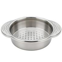 Stainless Steel Stainless Drainer Corrosion-Resistant Easy Clean Food Canning Filter Sturdy And Durable (as the picture,Inner -8cm)