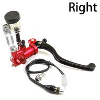 Universal Motocycle Radial Brake Clutch Pump Master Cylinder Levers handle 17.5mm piston Adelin for Honda Suzuki Yamaha Kawasaki Right Red