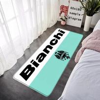 Doormat Flannel Bicycle Floor Mat B-Bianchi Indoor Foot Rug Bedside Mats Kitchen Corridor Absorbent Carpet Ideal Balcony Decor 40cm x 60cm
