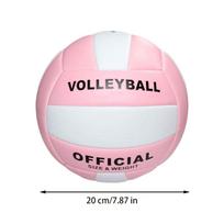 inflatable Beach Volleyball Outdoor Game Match Ball Wear-Resistant Soft Volleyball for Training Practice Team Sports School Park