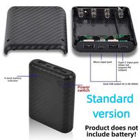 Portable DIY Power Bank Box 4 Slots 18650 Fast Charging Charger Case Solderless Mini Power Supply Housing Batteries Charging