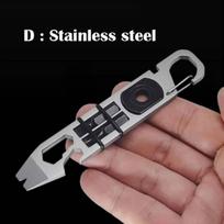 TC4 Titanium Alloy Ratchet Crowbar Screwdriver Riding Portable Multi-Function Maintenance Tool Outdoor Camping Batch EDC Tool
