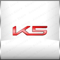New Auto Exterior K3 K5 K8 Emblem Fender Rear Trunk Body Badge Sticker For Kia Forte Ceed Cerato RIO 2 3 4 Sorento Sportage