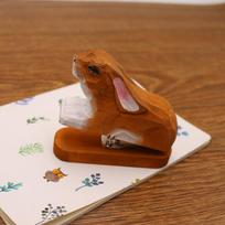 Cute Creative Handmade Woodcarving 3D Animal Flamingo Stapler Mini Wood Stapler Send staples Office Learning Desktop Decoration
