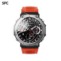 Soft Hydrogel Films for Huami Amazfit T REX 3 Clear Screen Protector Flim Full Cover for Amazfit T-Rex 3 Smartwatch Accessories 1Set(5Pcs)