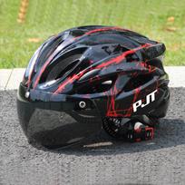 Pjt Ultra-Light Bicycle Helmet Lightweight Pc Shell & Eps Foam Construction Cycling Helmet Mtb 18 Ventilation Vents Bike Helmet L(57-61)CM