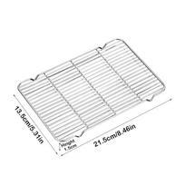 New Stainless Steel Cooling Rack Non-stick Silver BBQ Tray Cake Cooler