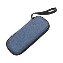 Male Shaver Storage Box Waterproof EVA Razor Travel Case Mesh Pocket Shaver Bag Protective Case Shaver Zipper Travel Box mėlyna