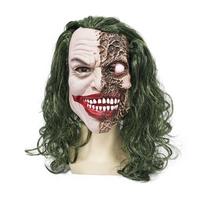 Latex Joker Head Mask With Large Eyes For Halloween Costume And Pranks