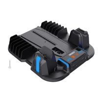 Multifunctional Heat Dissipation Base for PS5 Slim, Cooling and Dual Charging Station Game Controller Quick Charging Stand Charging Dock Station 25*27.3*8cm juoda