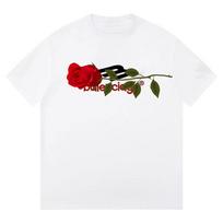 New High-quality Couple Crew Neck Printing Casual Letters Men's and Women's Same Slim-fitShort-sleevedT-shirtLuxuryShort-sleeved S