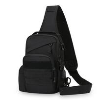 Men Chest Bag Tactical Sling Pack Multi-pocket Crossbody Bags with Bottle Pocket Outdoor Sport Shoulder Sack Hiking Camping Bags juoda