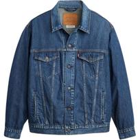 Levis Pointed Collar Loose Fit Single Breasted Long Sleeve Jacket Men Jacket Blue A5782-0021 M