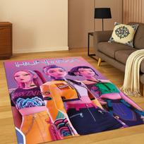 3D Demonų Medžiotojai Kpop Rumi Mira Zoey Muzikos Kilimas Kilimas Miegamojo Svetainės Sofos Namų Dekoras, Plotinis Kilimas Neslystantis Grindų Kilimėlis Dovana 40x60cm
