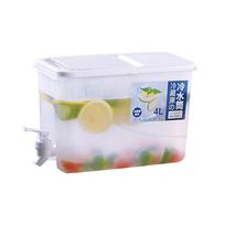 with Faucet Refrigerator Water Dispenser Plastic Drink Dispenser Multifunction Lemonade Container Large Capacity for Cold Drinks balta
