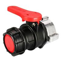 75mm IBC Tank Ball Valves Adapter Aluminum ABS Plastic Fitting Corrosion Resistant for Rainwater Container Drainage 1