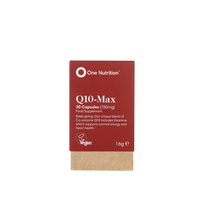 ONE NUTRITION Kofermentas Q10-Max (150mg) ląstelių augimui ir palaikymui 30kap.