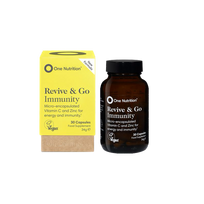 ONE NUTRITION Revive & Go Vitaminas C ir cinkas imuniteto stiprinimui 30kap.
