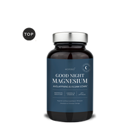 NORDBO Magnis Good Night Magnesium atsipalaidavimui ir miegui palaikyti 90kaps