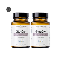 2xVitalCapsule Glutox L-Glutationas 500mg antioksidantas ląstelių apsaugai ir imunitetui 30kap.