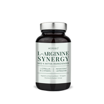 NORDBO L-Arginine Synergy l-argininas su Vitaminu C 90kaps