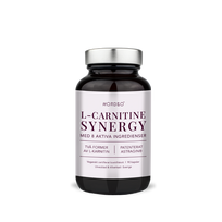 NORDBO L-Carnitine Synergy L-Karnitinas energijos gamybai 90kaps