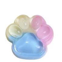 Color Three Rainbow Cat Paw Soft Pinch Cute Cat Paw Slow Rising Pinch Stress Easing Birthday Gift For Kids Adults Children's Birthday Gift Holiday