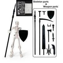 Toys Halloween Decor Multi-Jointed Movable Skeleton Action Figure Weapon Fit For Dummy Lucky 13 Action Figure Accessories