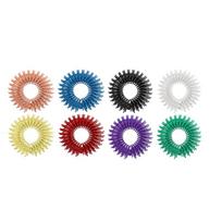 Spiky 8Pcs Sensory Finger Rings Acupressure Ring Spikey Great Fidget Ring For Kids Teens Adults Silent Stress Reducer Massager