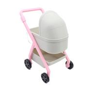 Dollhouse 112 Baby Stroller Bedroom Model Living Miniature Baby Stroller Scene Decor Diy Simulation Baby Bassinet Cart
