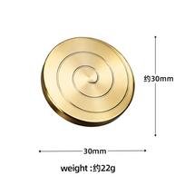 Coin Desktop Fingertip Gyro Transfer Good Luck Gyro Interest Stress Easing Toy Stainless Steel Gyro Adult Fingertip Toy For Kids