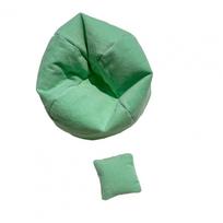 Display Doll Furniture Handmade Corduroy Bean Bag Chair For 17Cm Dolls Mini Sofa Pillows Cute Desktop Decoration Doll Accessory