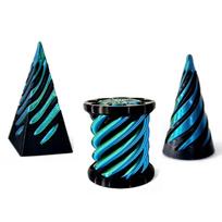 3D Kids Printed Spiral Cone Fidgeting Toy Impossible Pyramid Passthrough Sculpture Antistress Anxiety Relieving Game Adults Toys