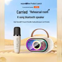 WOPOW AP08 Portable Bluetooth Karaoke Speaker with Microphone (CN version)