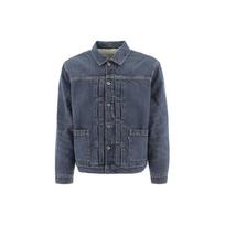 Levis Cotton Polo Collar Long Sleeve Denim Jacket Men jackets Blue 34470-0005 S